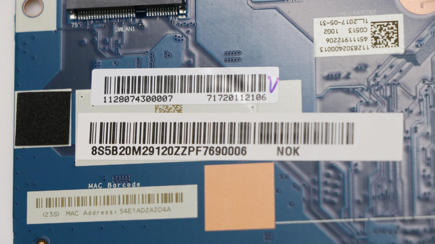 Lenovo Mb Nma981 I3-7100U V2G D4G-Blk - 5B20M29120