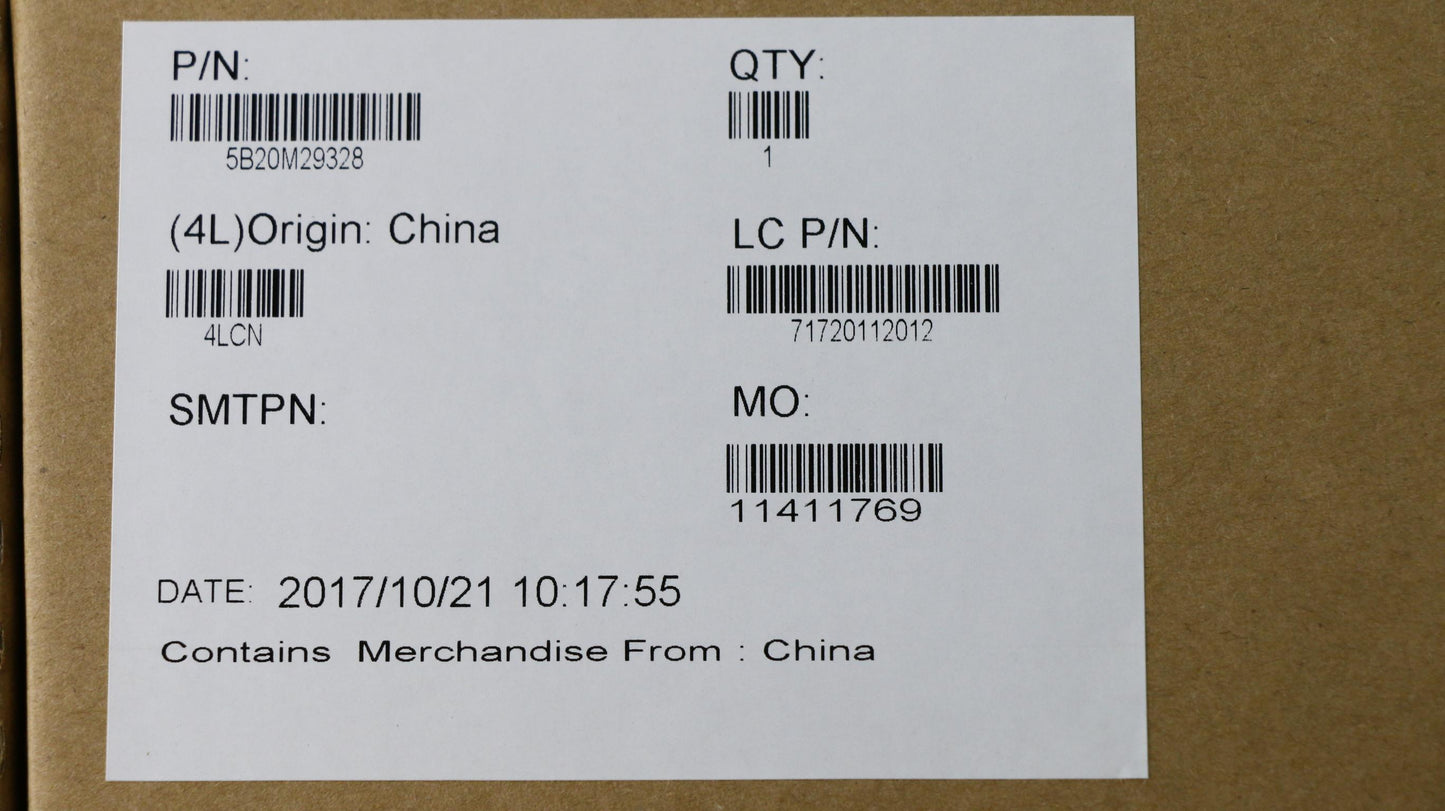 Lenovo Mb Nma982 I3-7100U Uma D4G-Blk - 5B20M29328