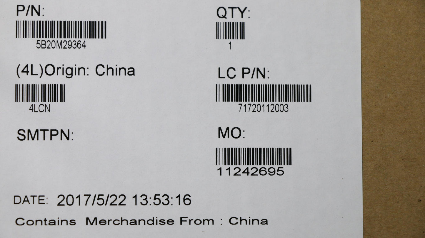 Lenovo Mb Nma981 I5-7200U V2G D4G-Win - 5B20M29364