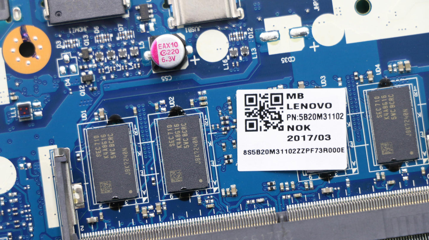 Lenovo Mb I7-7500U N16Sgtr 2Gl D4G Bl - 5B20M31102