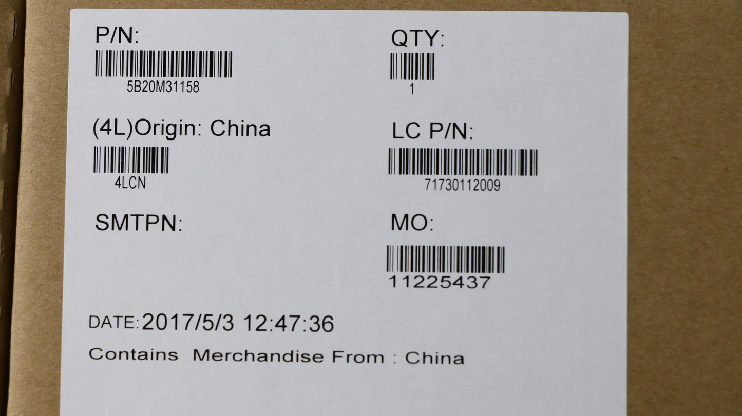Lenovo Mb I7-7500U N16Sgtr 2Gl D4G Nb - 5B20M31158