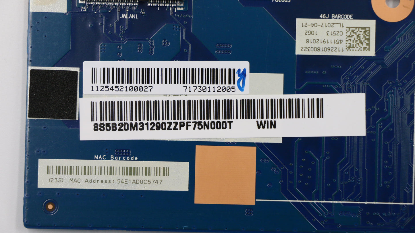 Lenovo Mb I7-7500U N16Sgtr 4Gl D4G Nb - 5B20M31290