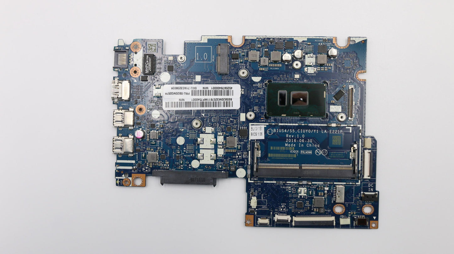Lenovo Mb Uma I3-7100U Bl Fp Win - 5B20M32576