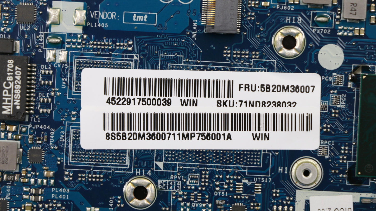 Lenovo Mb Uma I5 2.5G Nbl Win - 5B20M36007