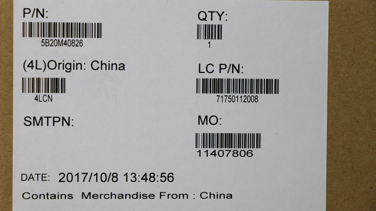 Lenovo Mb Mb031 Uma D4G I7 2+2U Win - 5B20M40826