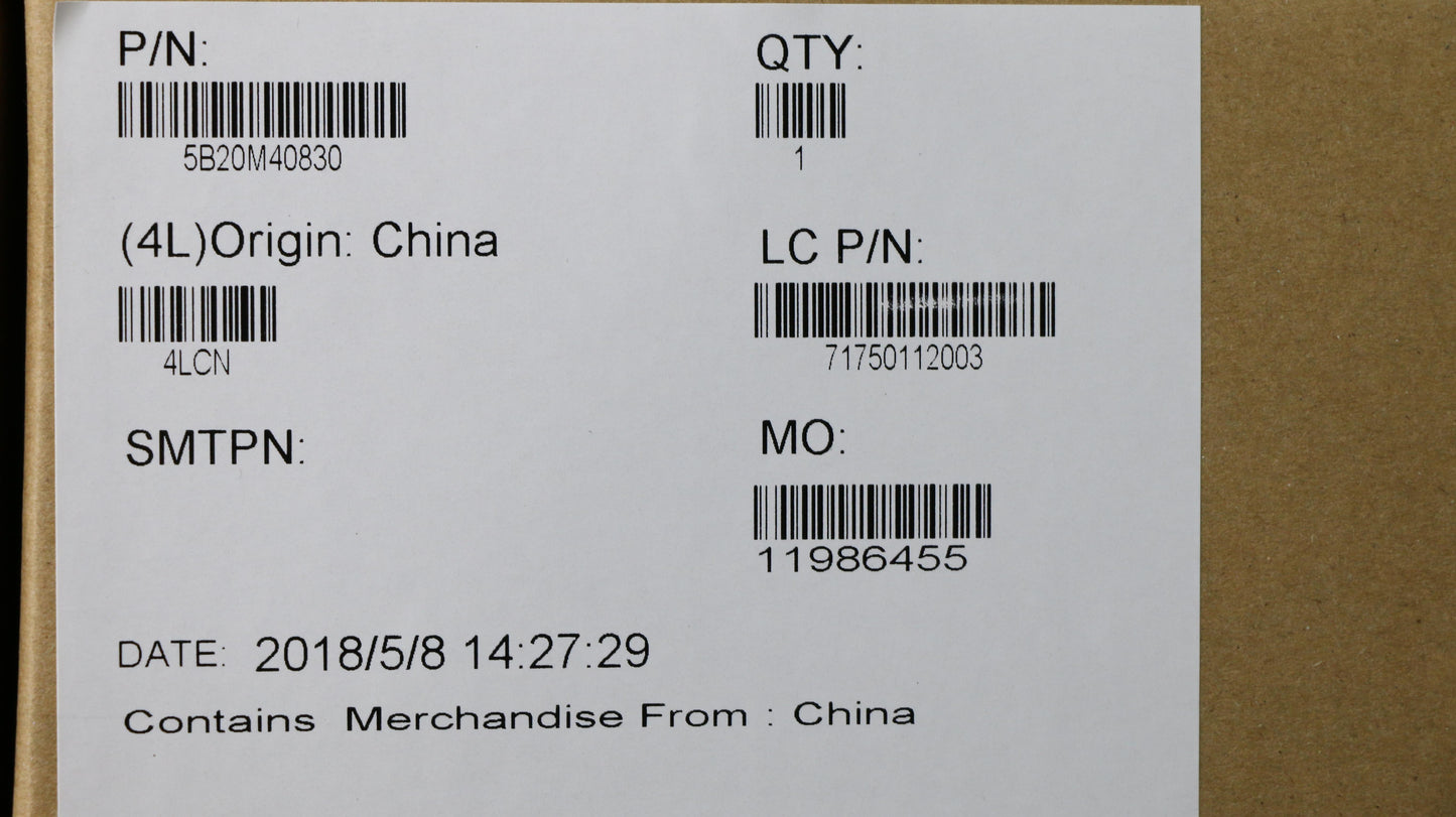 Lenovo Mb Mb031 V2G D4G I5 2+2U Blk - 5B20M40830