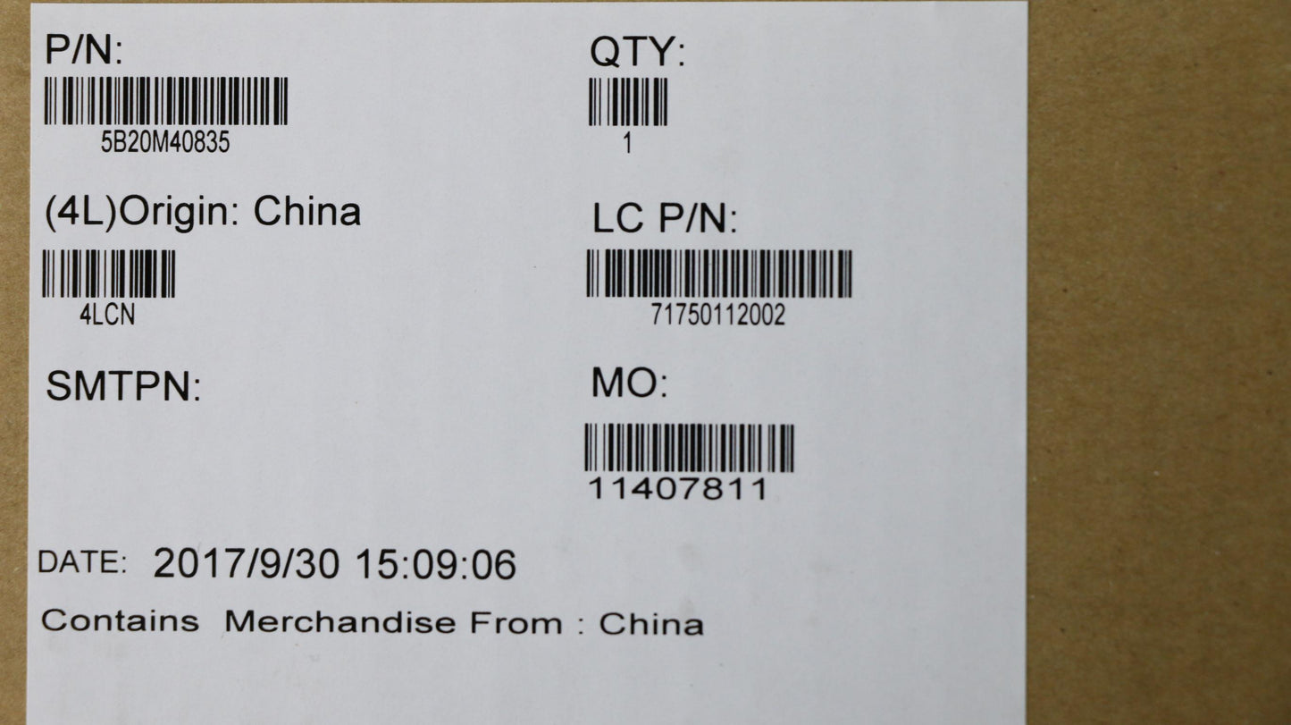 Lenovo Mb Mb031 V2G D4G I7 2+2U Win - 5B20M40835