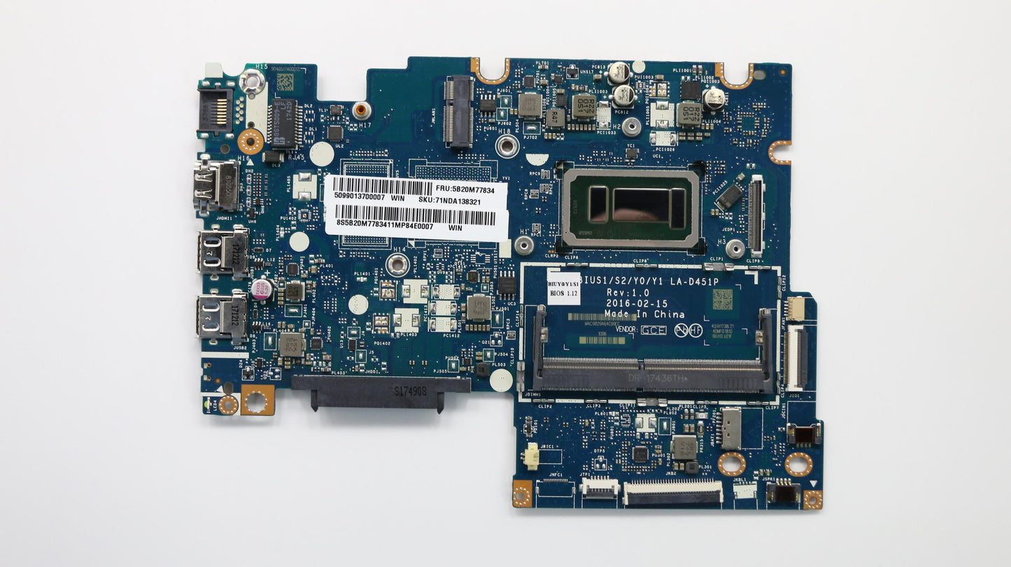 Lenovo Mb Uma I3-6006U Nbl Win - 5B20M77834