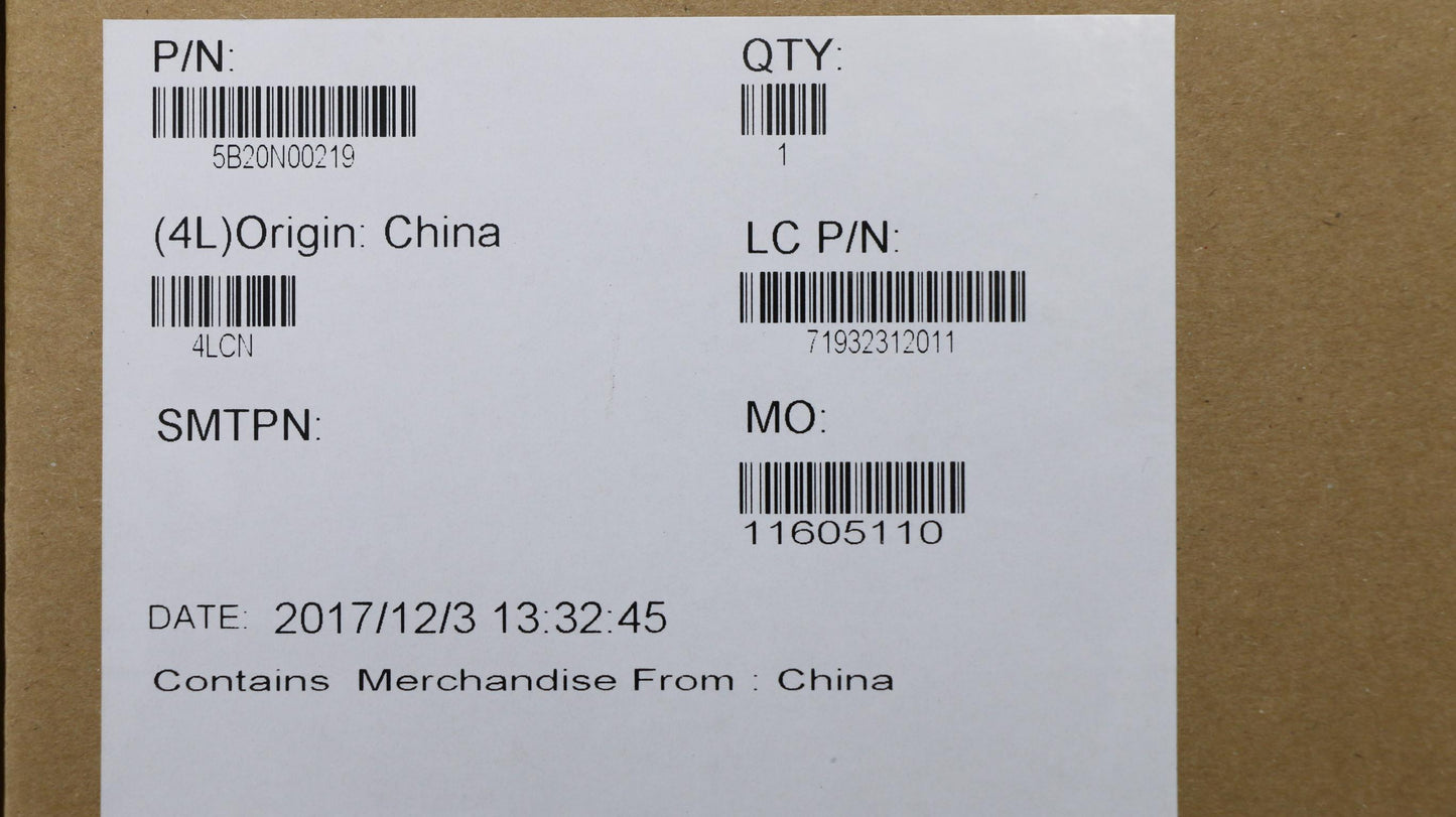 Lenovo Mb Nmb191 I5-7300Hq G0V4G Bl B - 5B20N00219
