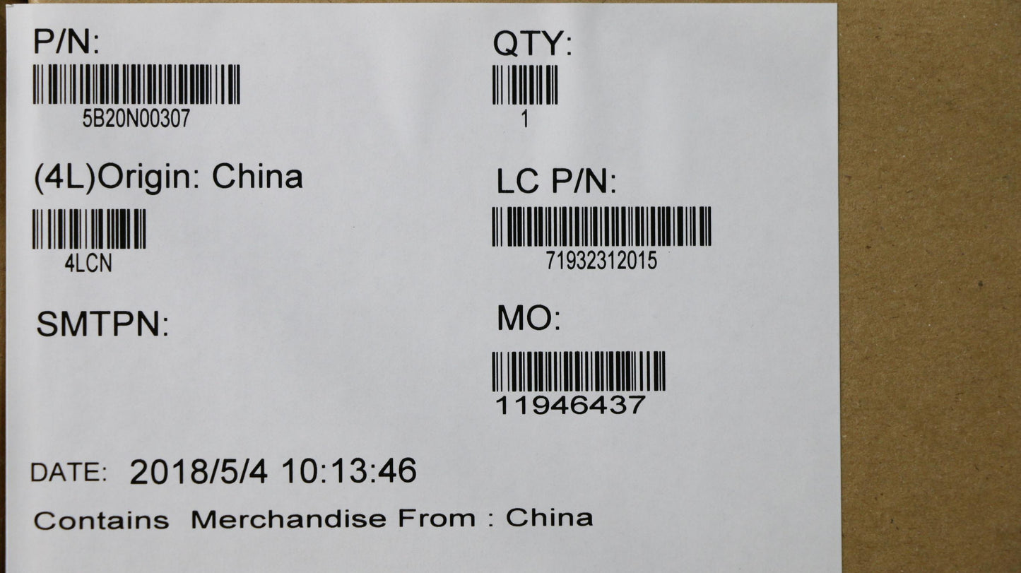 Lenovo Mb Nmb191 I5-7300Hq G1V4G Bl B - 5B20N00307