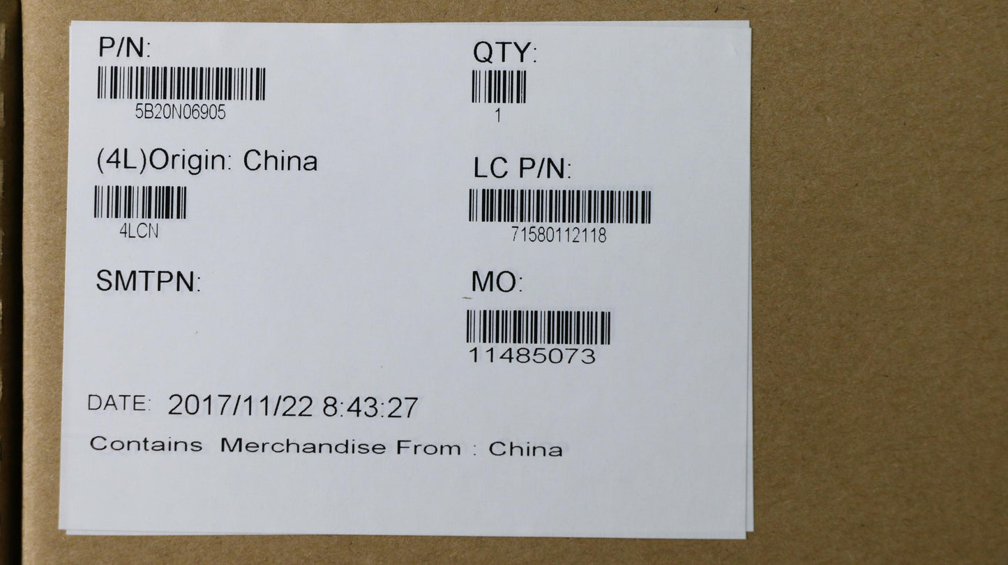 Lenovo Mb Ma752 I3-6006U Uma 4G-Blk - 5B20N06905
