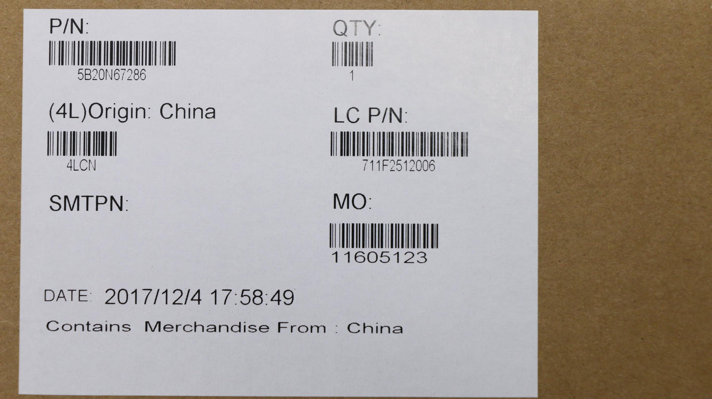 Lenovo Mb Nmb163 I57300H V6G Rgb 720P - 5B20N67286