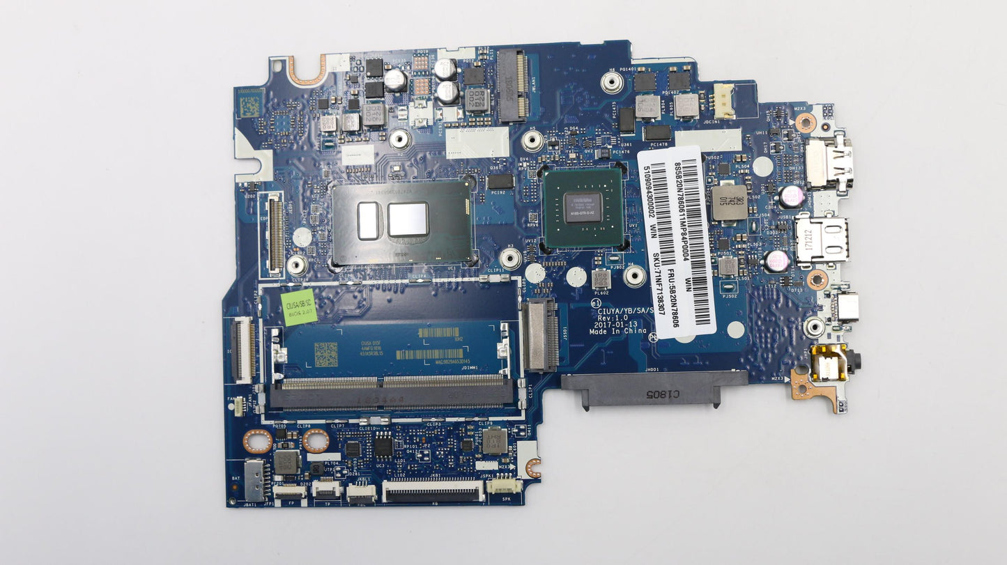 Lenovo Mb I7-7500U Gtr Bl Fp Win - 5B20N78606