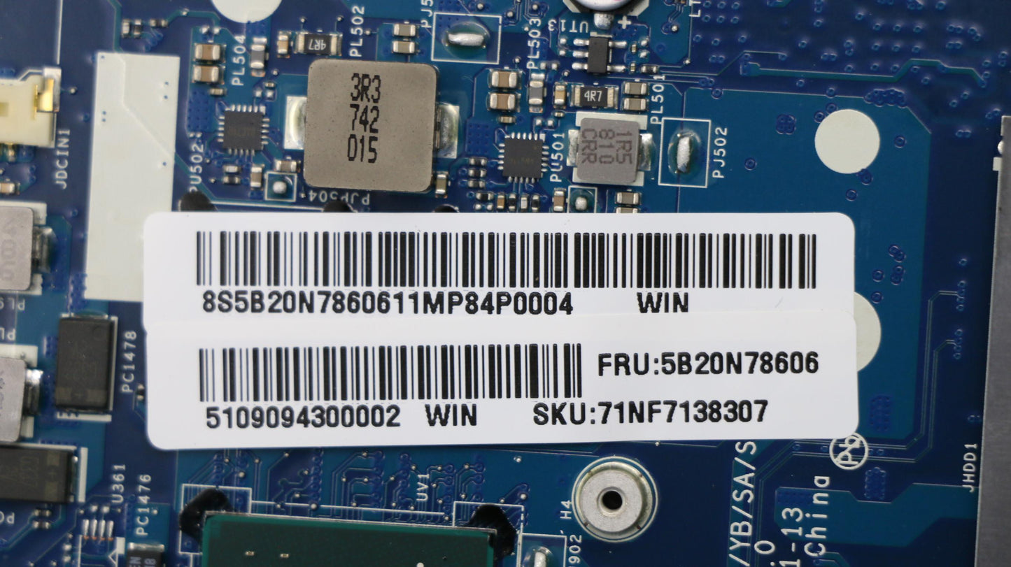 Lenovo Mb I7-7500U Gtr Bl Fp Win - 5B20N78606