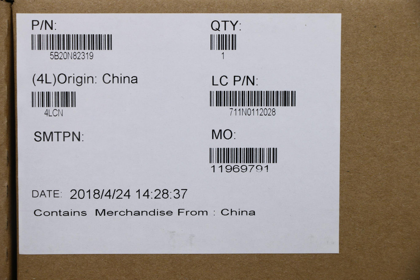 Lenovo Mbl80Xk242I37100Uhv2Gd4Gvgmrno - 5B20N82319