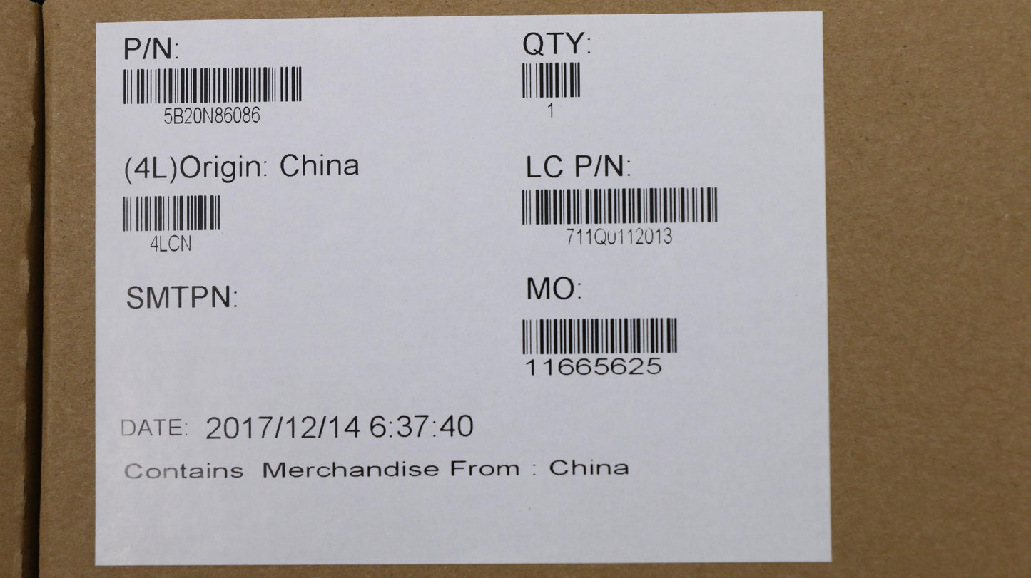 Lenovo Mbl80Xgmb241I36006Uuma4Gwin - 5B20N86086