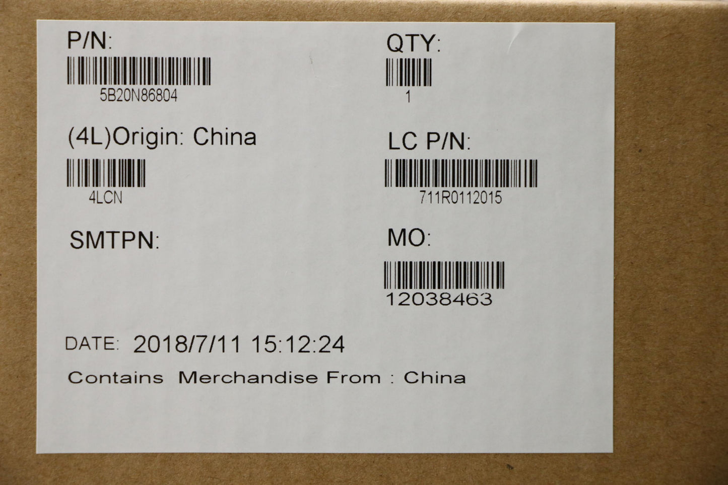 Lenovo Mbl80Xhmb242I56200Ugmr1_2G4Gwi - 5B20N86804
