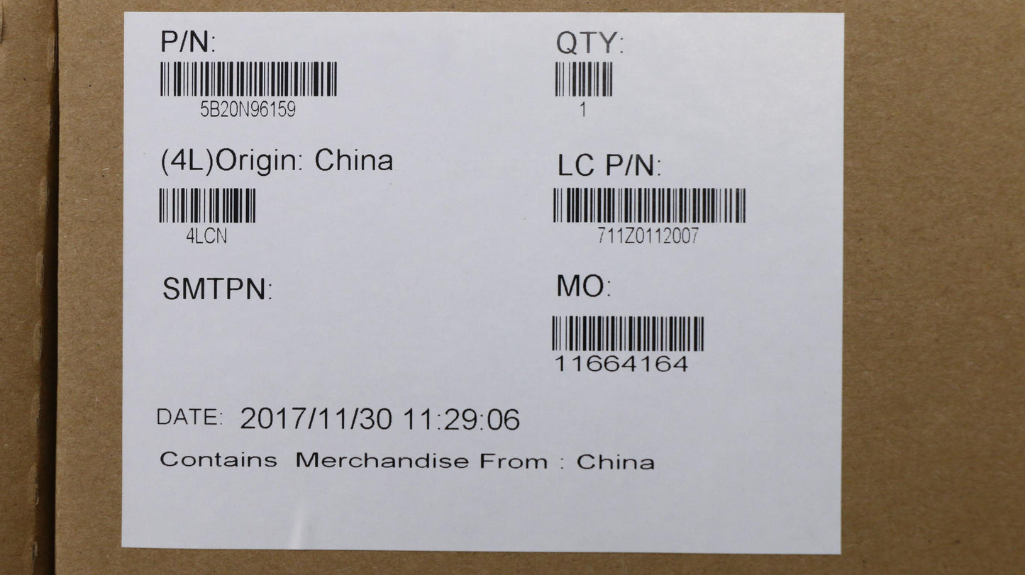 Lenovo Mbl80Yei57200Uh R17M1_4G4Gwin - 5B20N96159