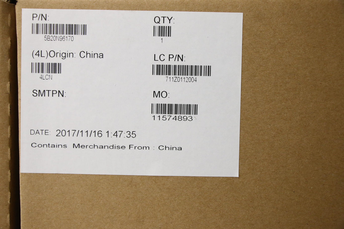 Lenovo Mbl80Yei77500Uh R17M1_2G4Gnok - 5B20N96170