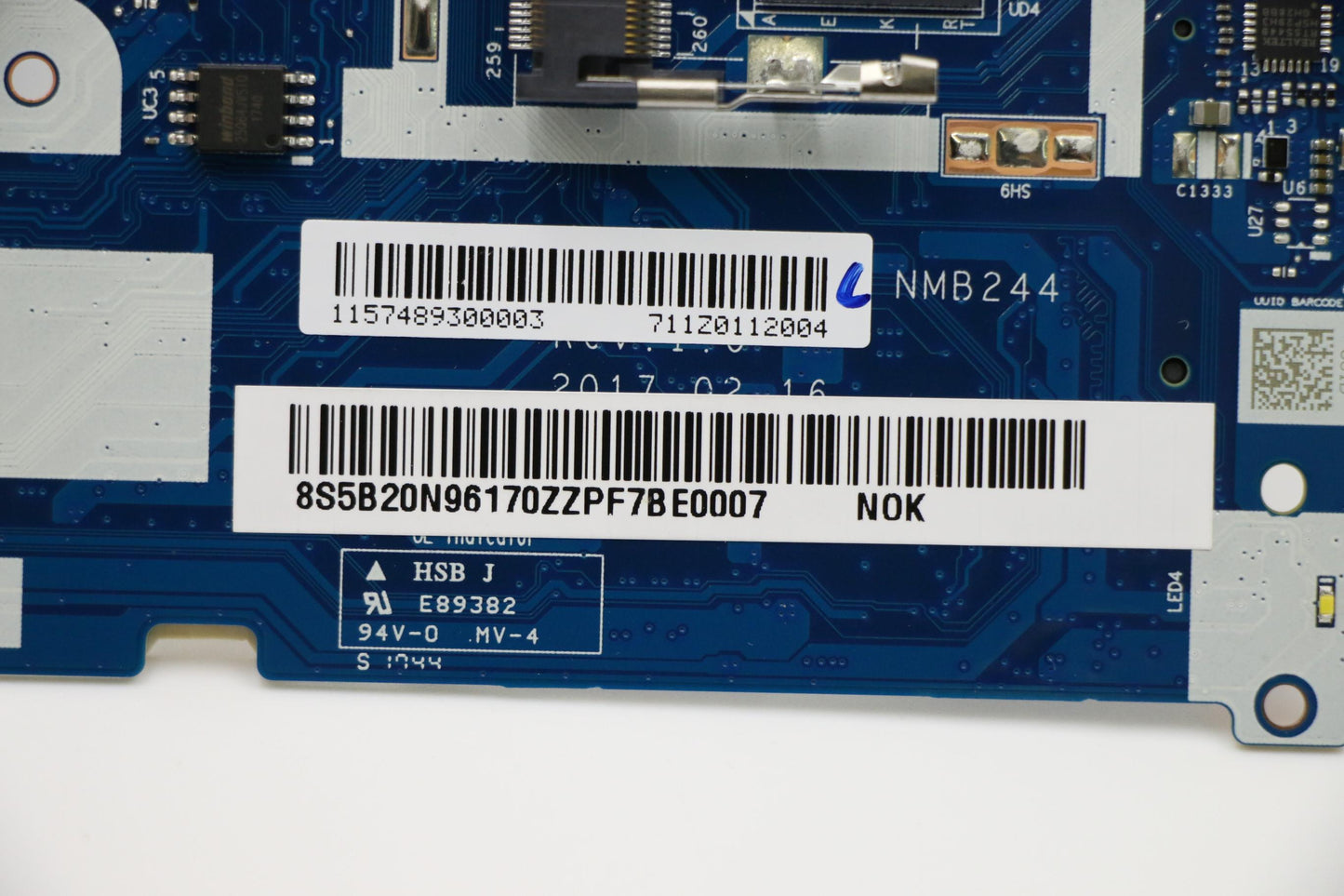 Lenovo Mbl80Yei77500Uh R17M1_2G4Gnok - 5B20N96170