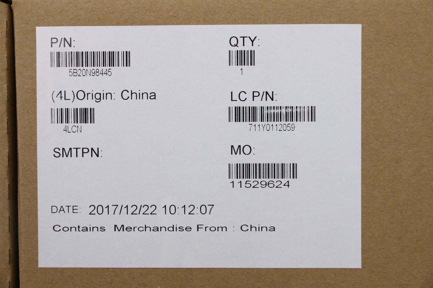 Lenovo Mb Nmb242 I7-7500U V4G Fp-Win - 5B20N98445