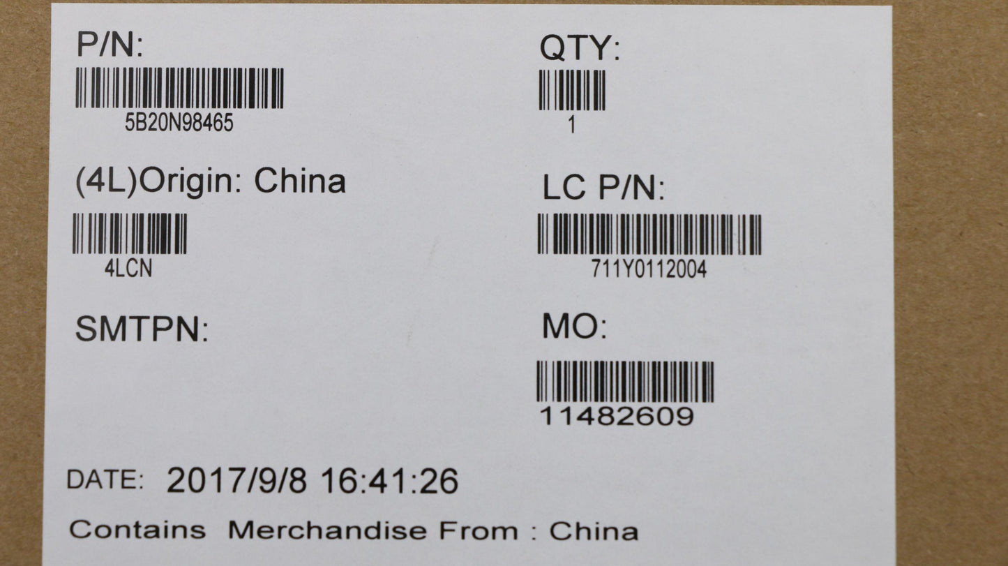 Lenovo Mbl80Yli57200Uhuma4Gnfpnok - 5B20N98465