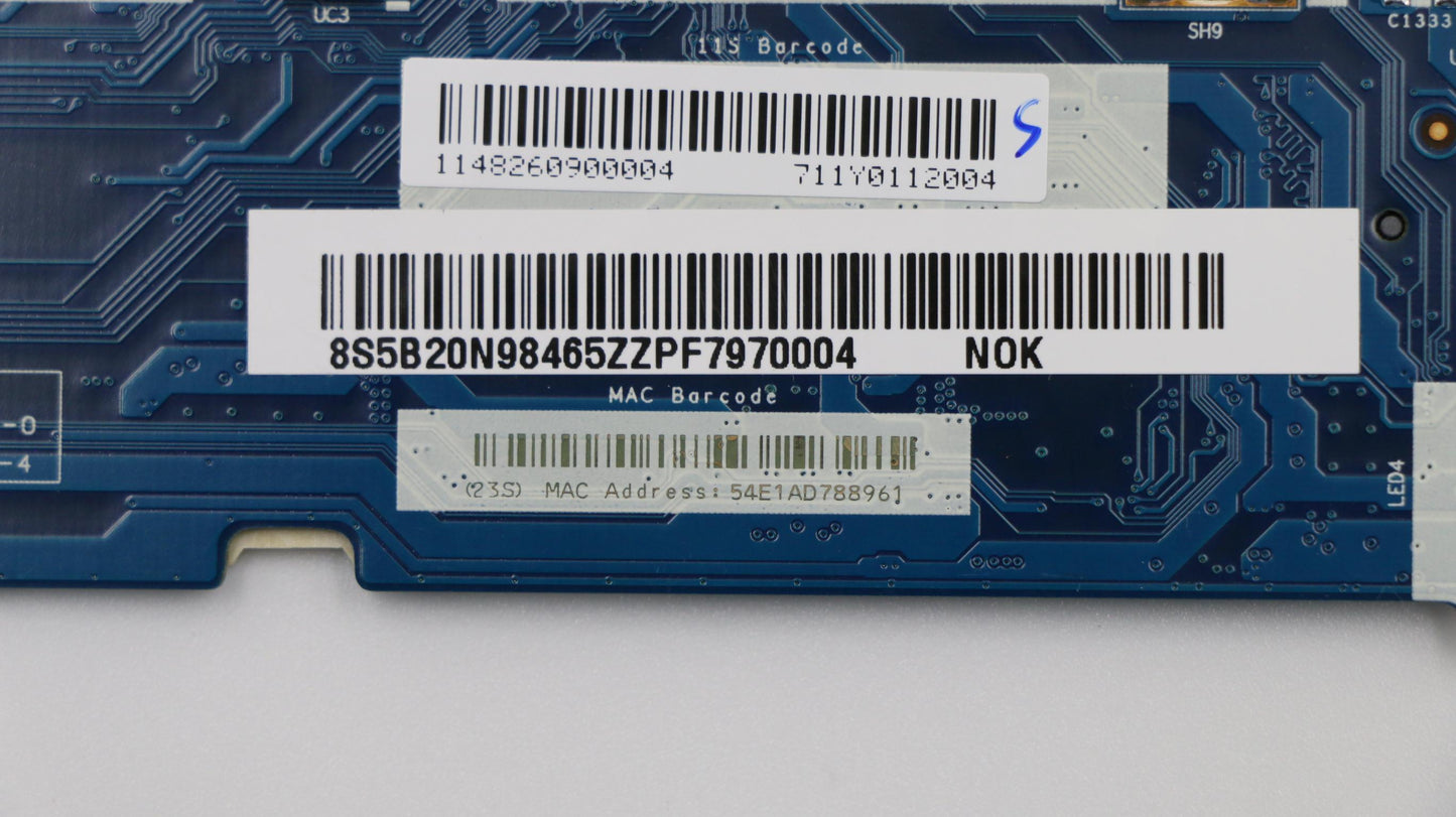 Lenovo Mbl80Yli57200Uhuma4Gnfpnok - 5B20N98465