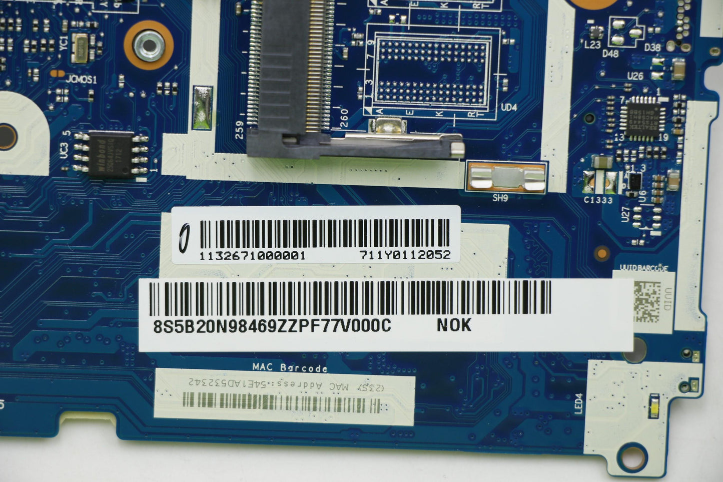 Lenovo Mbl80Yli57200Uhgtr4Gfpnok - 5B20N98469