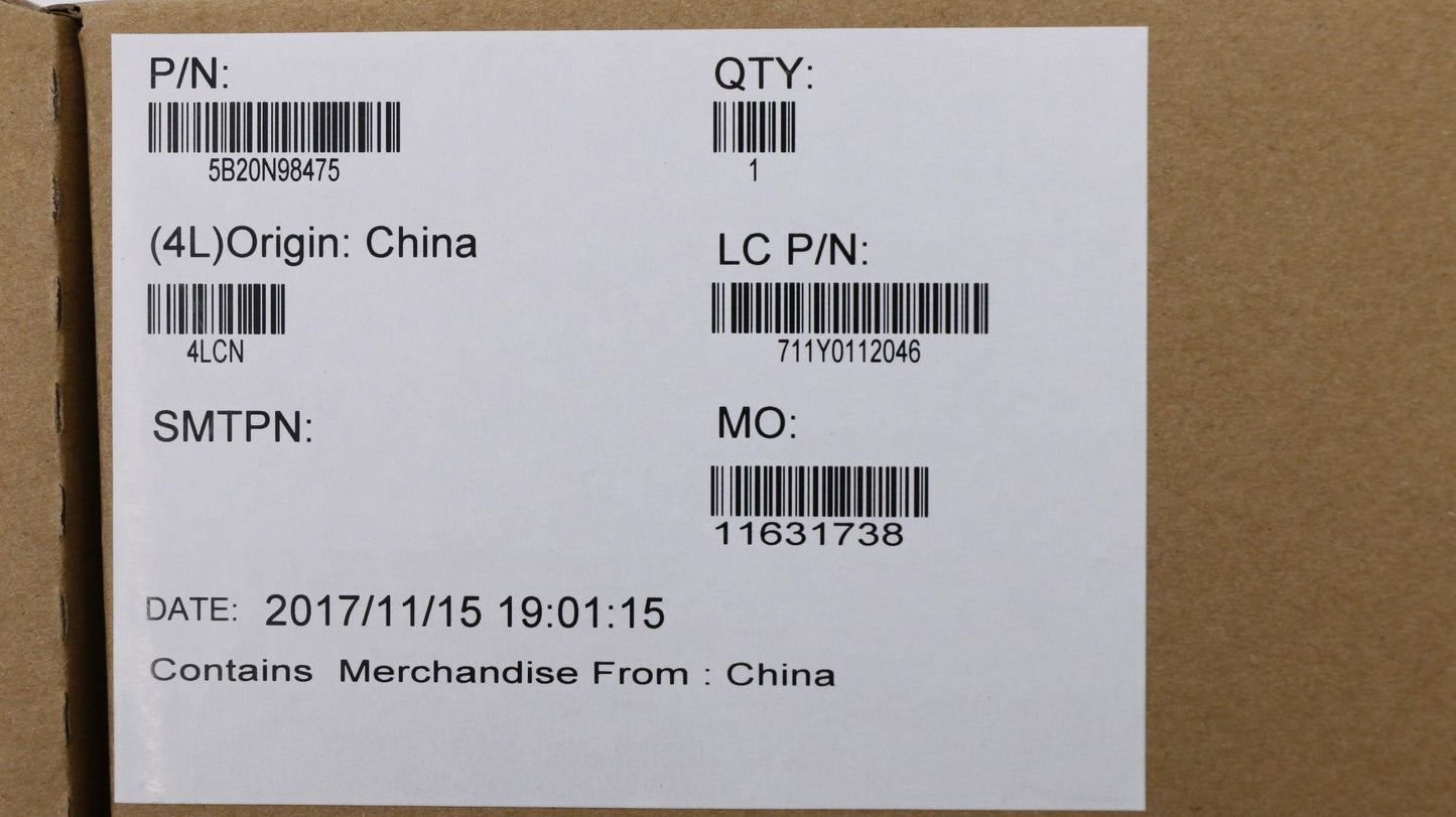 Lenovo Mbl80Yli57200Uhgtr2G4Gfpnok - 5B20N98475
