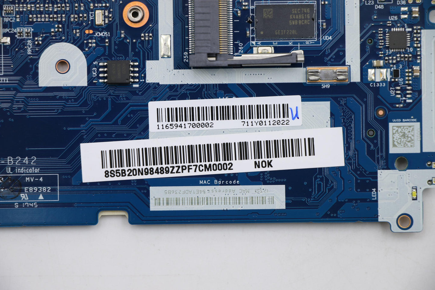 Lenovo Mbl80Yli37100Uhgtr2G4Gnfpnok - 5B20N98489