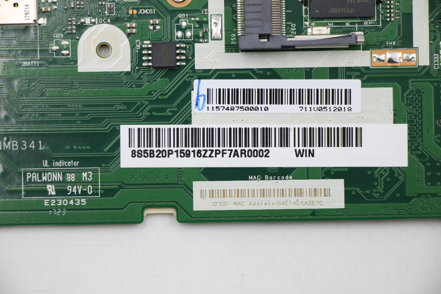 Lenovo Mbl80Yna129720Puma 4Gnfpwin - 5B20P15916