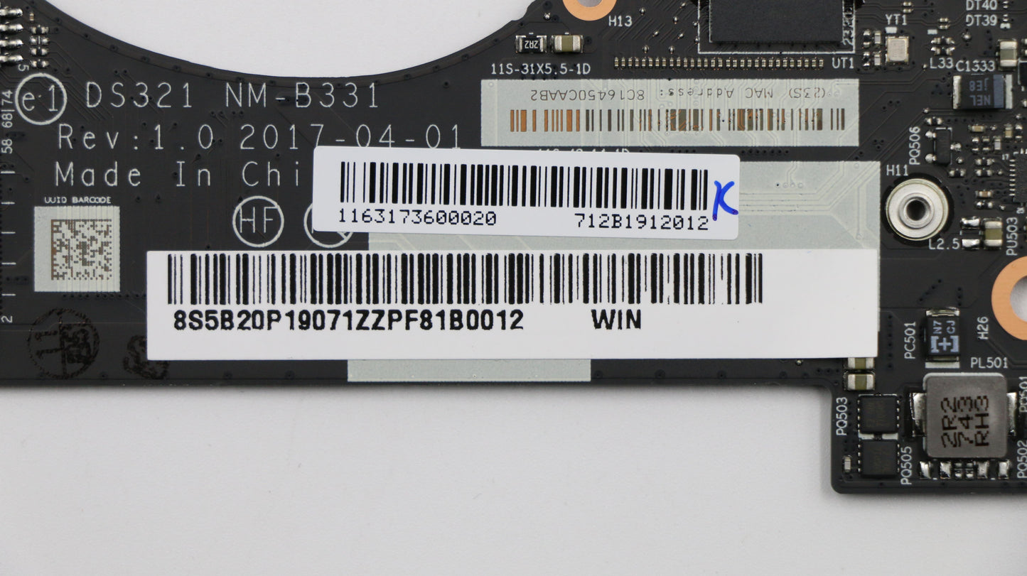 Lenovo Mb I57200U Uma 8G Fp_Fhd_Win - 5B20P19071