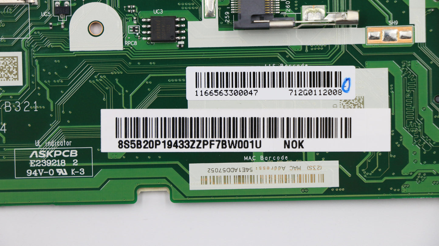 Lenovo Mbl80Xv E29000 Uma Nok - 5B20P19433