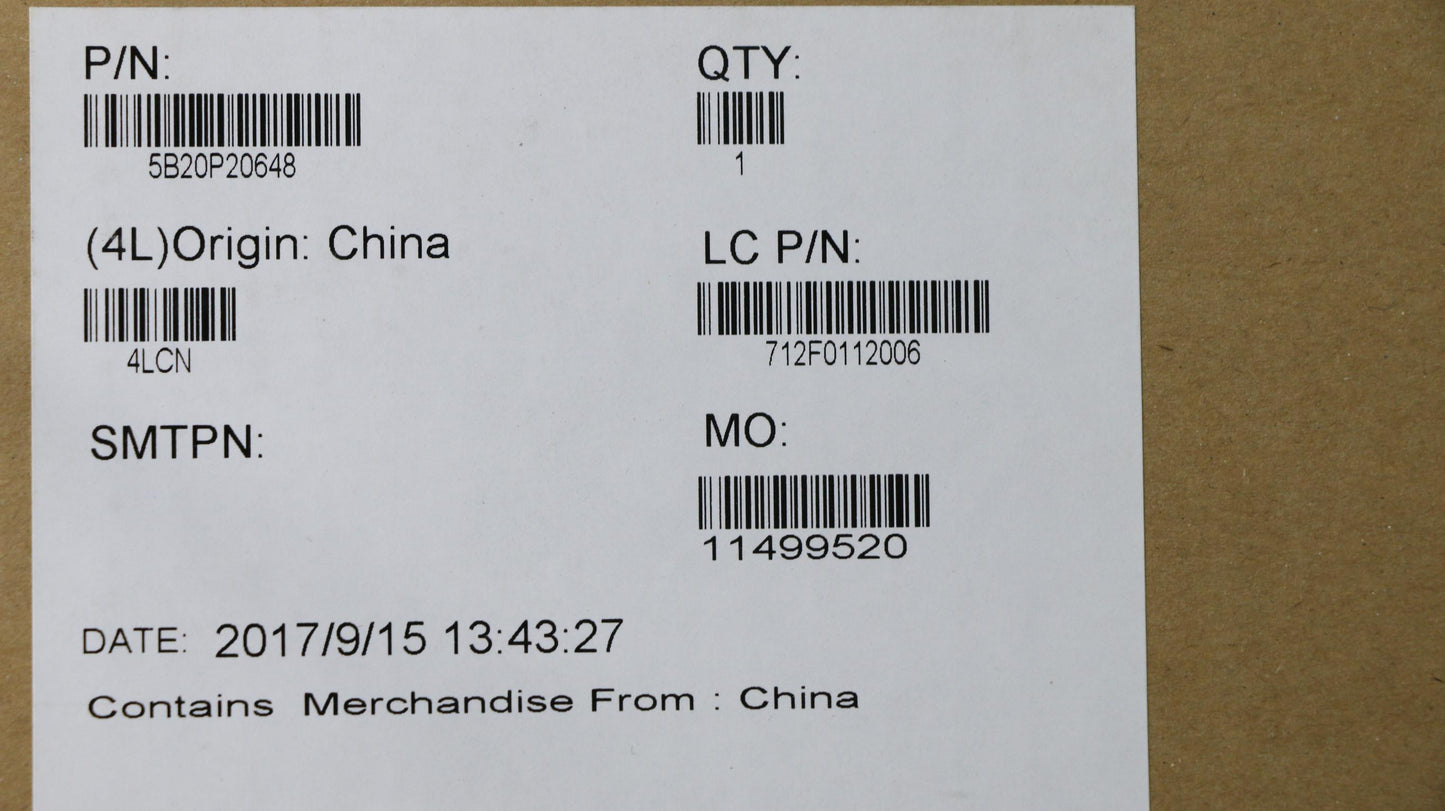 Lenovo Mbl80Xrn3450Umanok - 5B20P20648