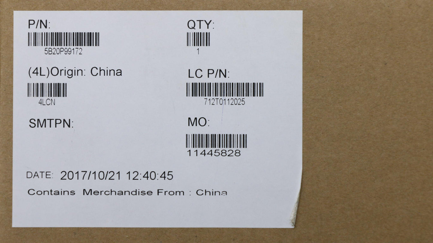 Lenovo Mb Nmb452 I58250U V2Gd4G Opt_W - 5B20P99172