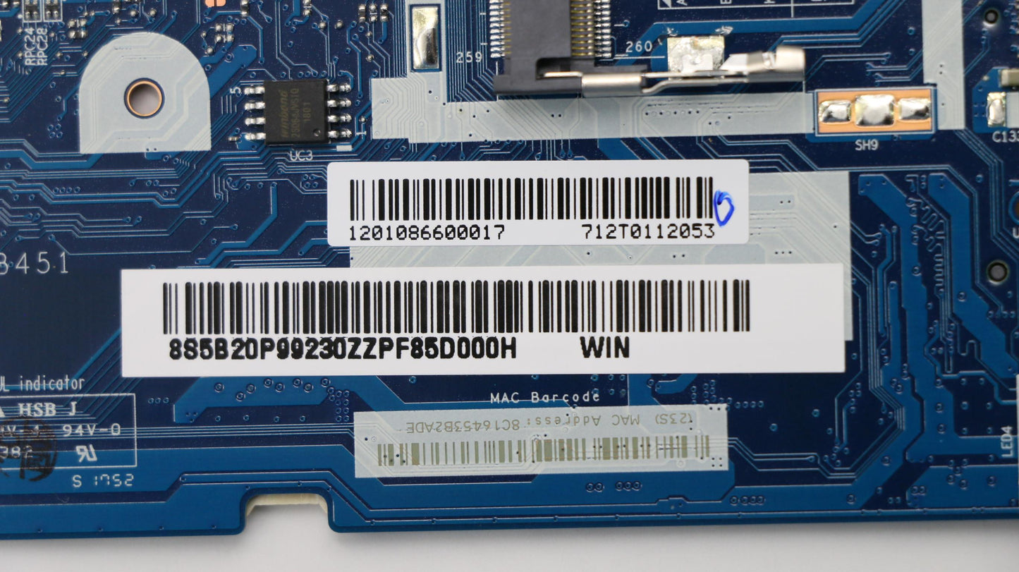 Lenovo Mb Nmb451 I78550U Uma D4G Win - 5B20P99230