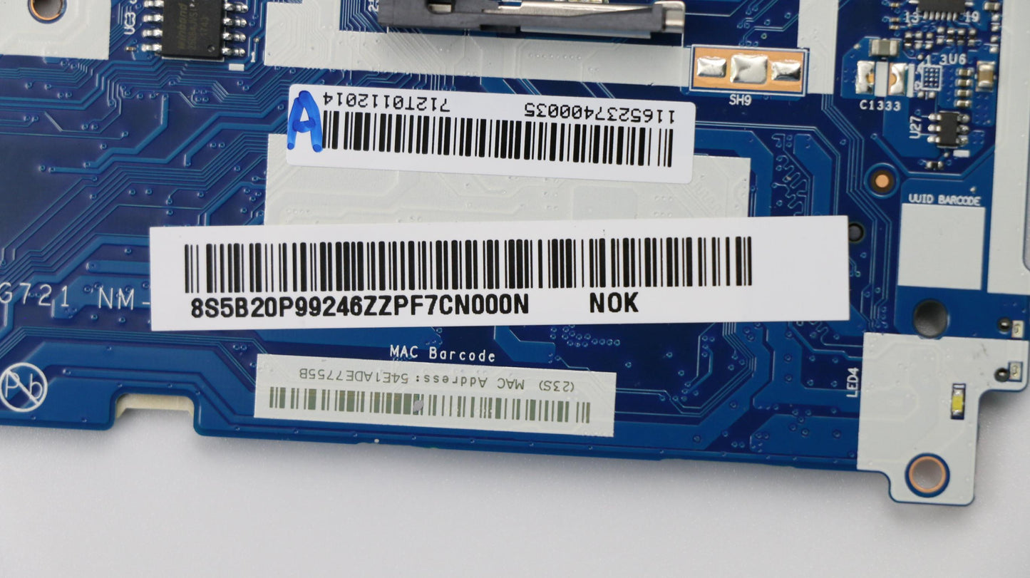 Lenovo Mb Nmb452 I58250U V2Gd4G Blk - 5B20P99246