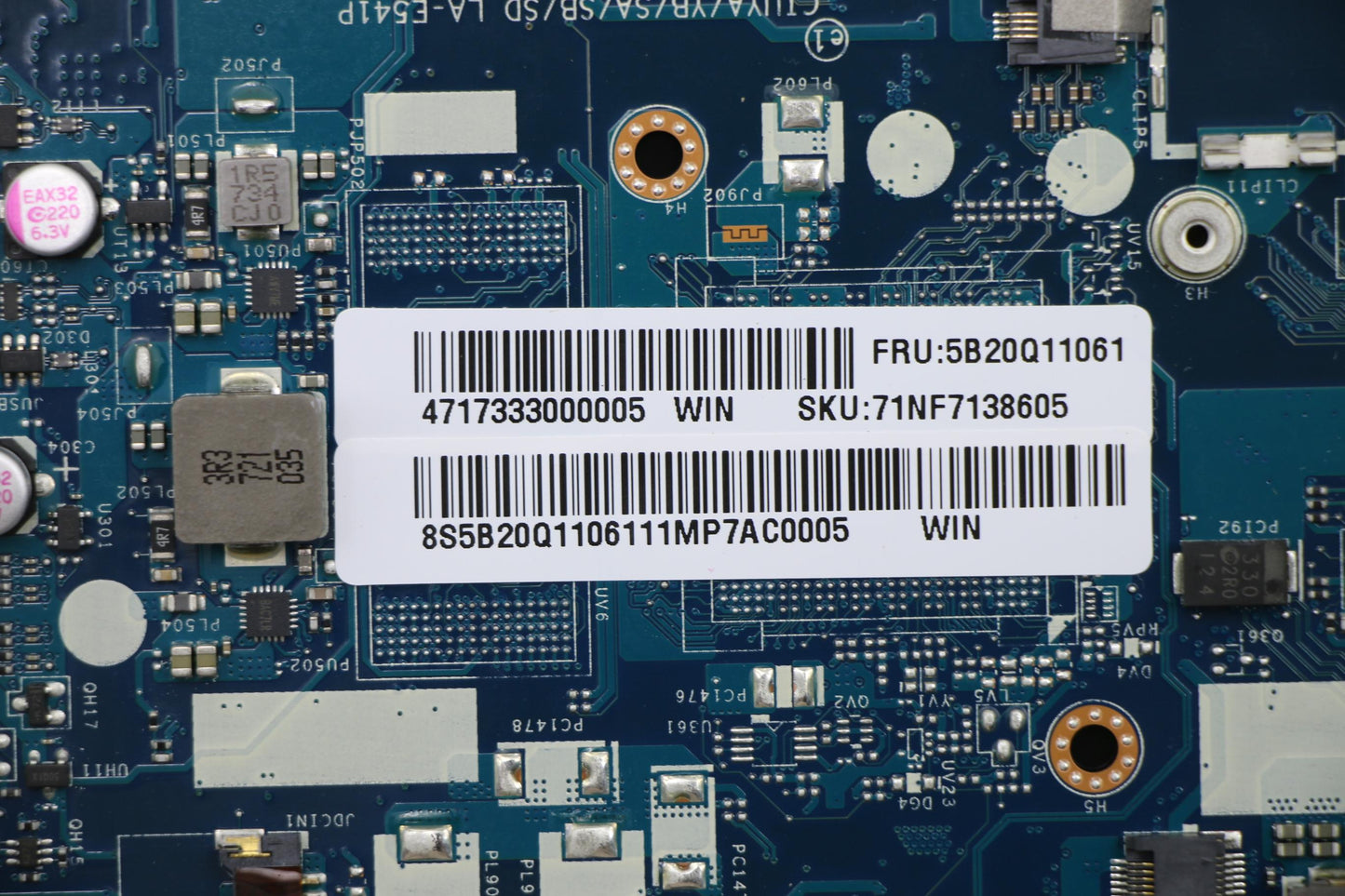 Lenovo Mb I3-7130U Uma Bl Fp Win - 5B20Q11061