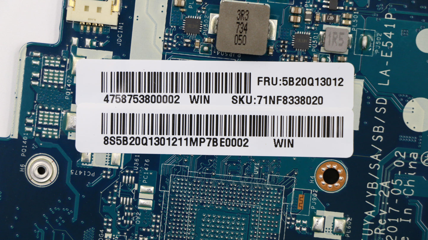 Lenovo Mb C 81C9 Win I7 Uma Nbl Fp U4 - 5B20Q13012