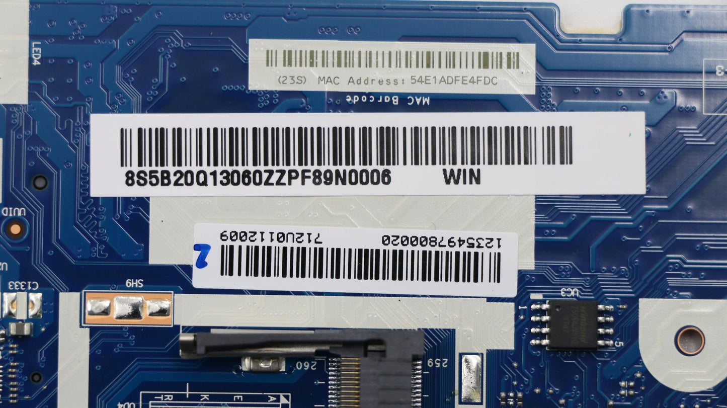 Lenovo Mb I7-8550U Uma D4G-Win - 5B20Q13060