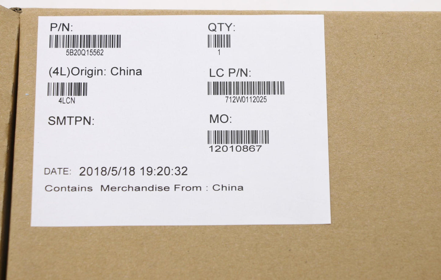 Lenovo Mb I5-8250U V2G 4G Fp-Win - 5B20Q15562