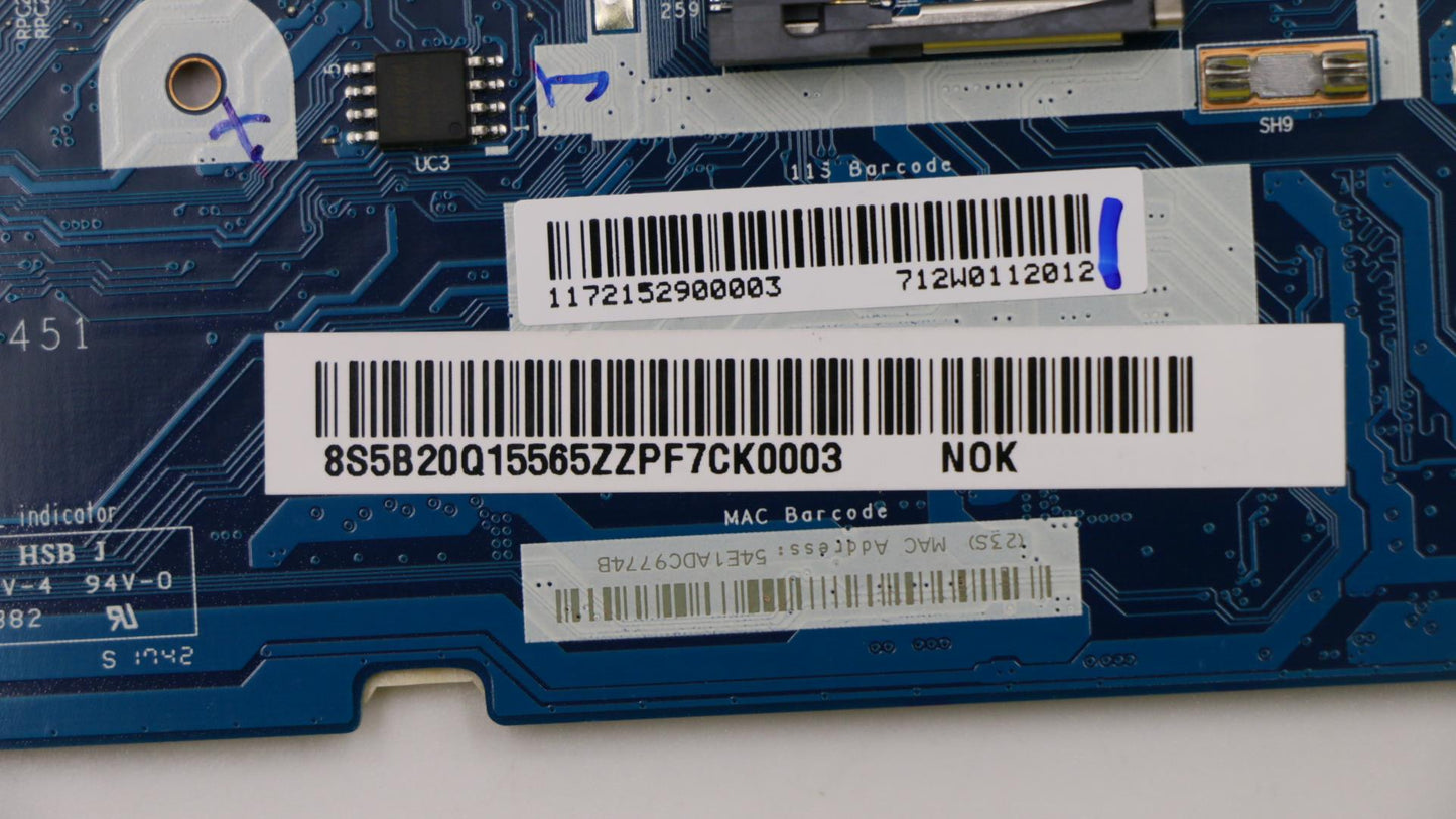 Lenovo Mbl81Bfi58250Uumad4Gnfpnok - 5B20Q15565