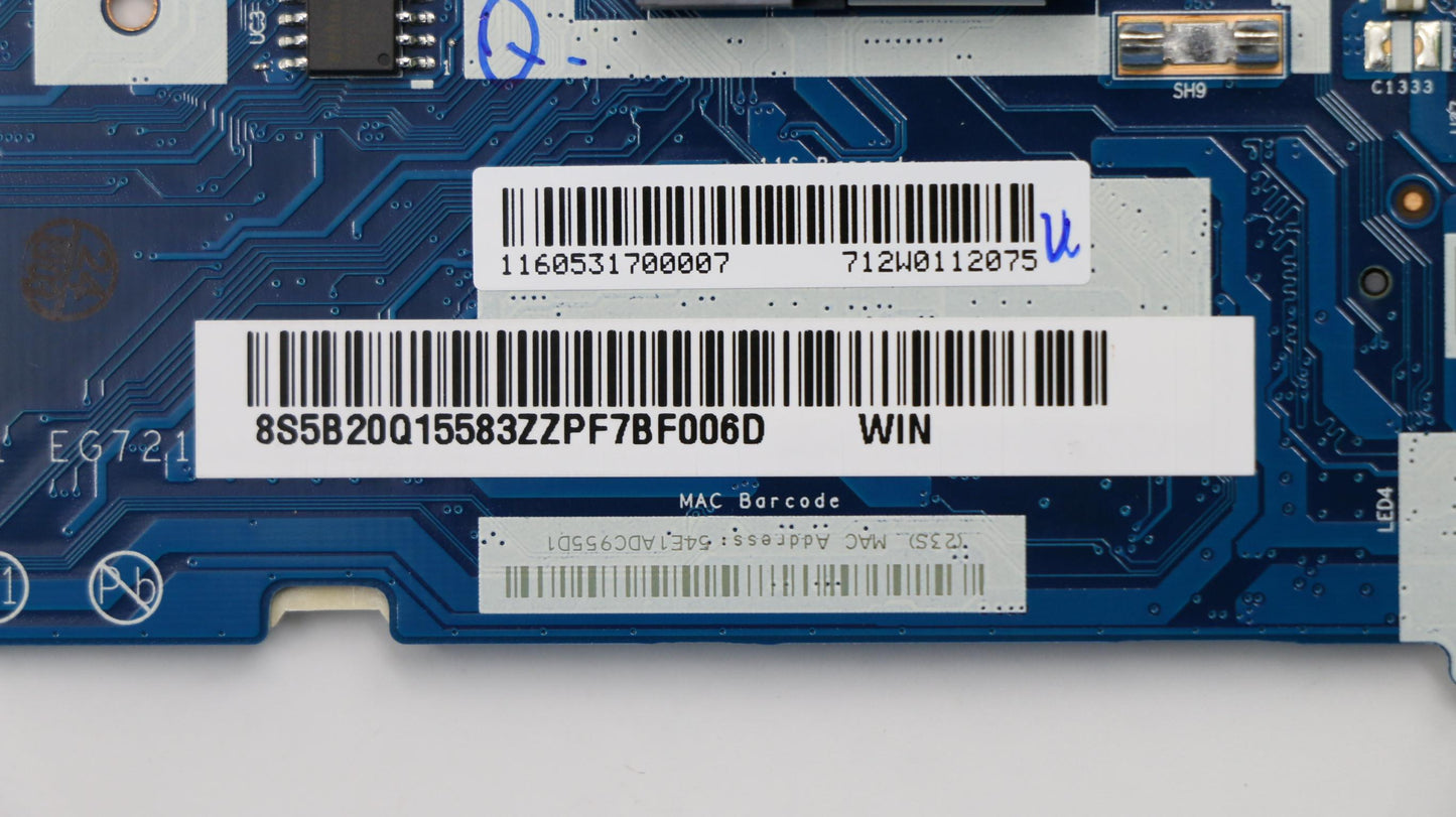 Lenovo Mb I7-8550U V4G Fp-Win - 5B20Q15583