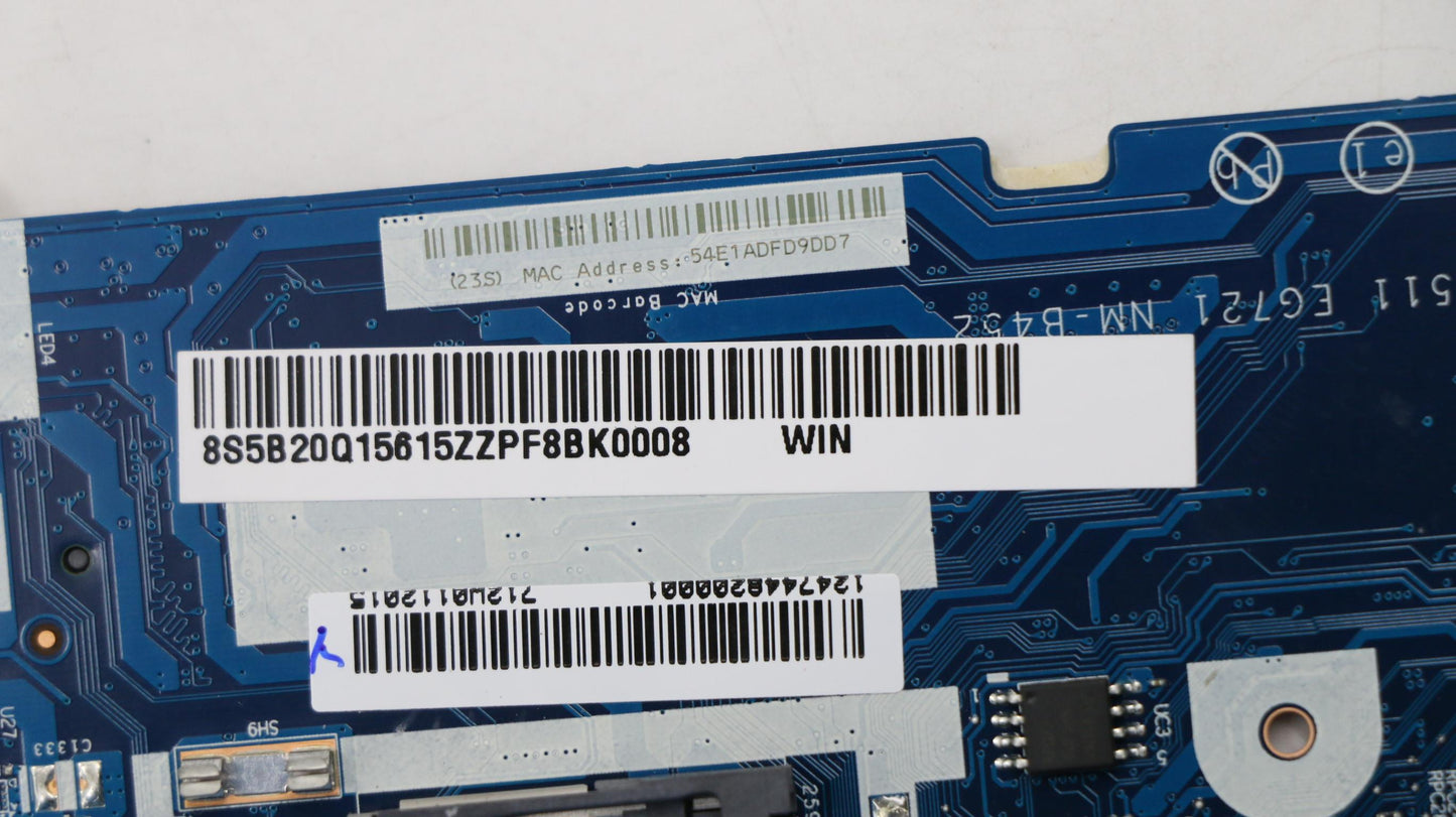 Lenovo Mbl81Bfi58250Uv4Gnramfpwin - 5B20Q15615