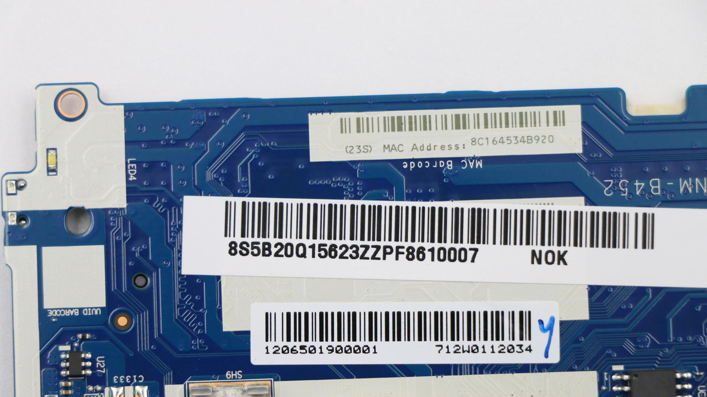 Lenovo Mbl81Bfi58250Uv4Gnramnfpnok - 5B20Q15623