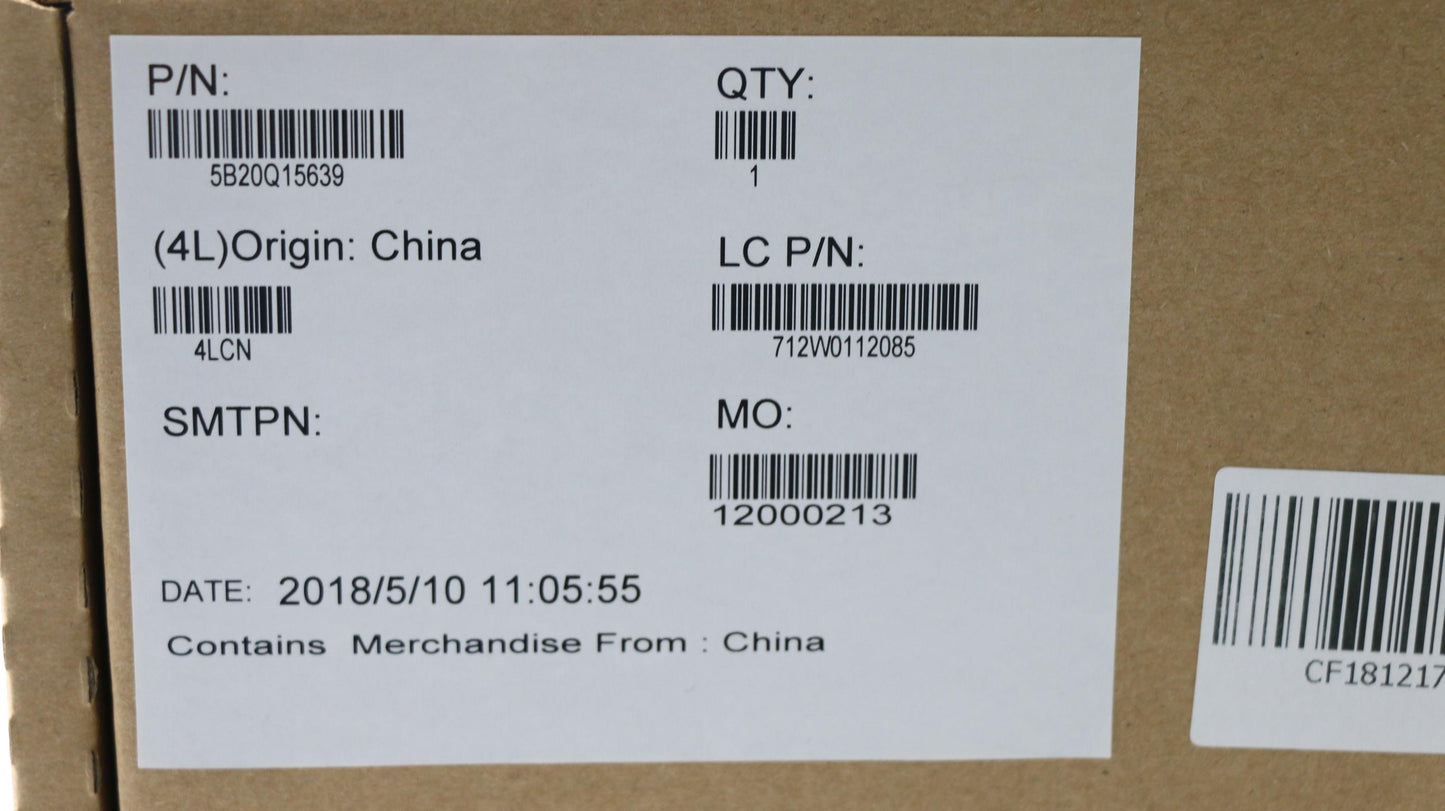 Lenovo Mb I7-8550U V4G4G Fp-Win - 5B20Q15639