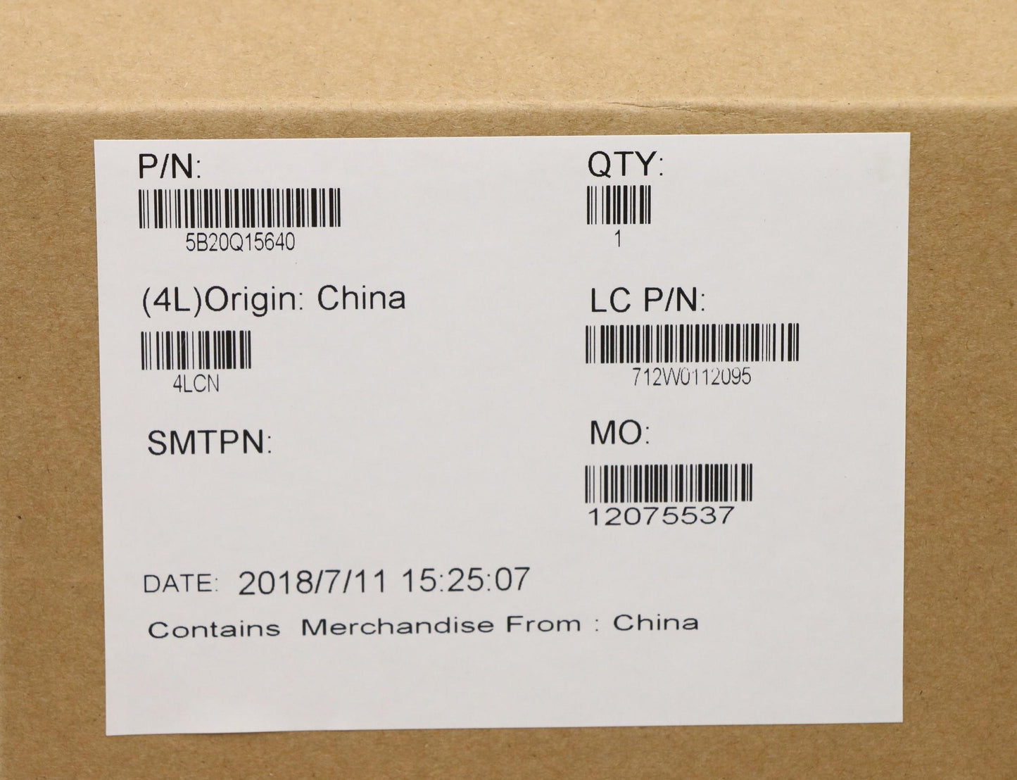 Lenovo Mb I5-8250U Uma Fp4G-Win - 5B20Q15640