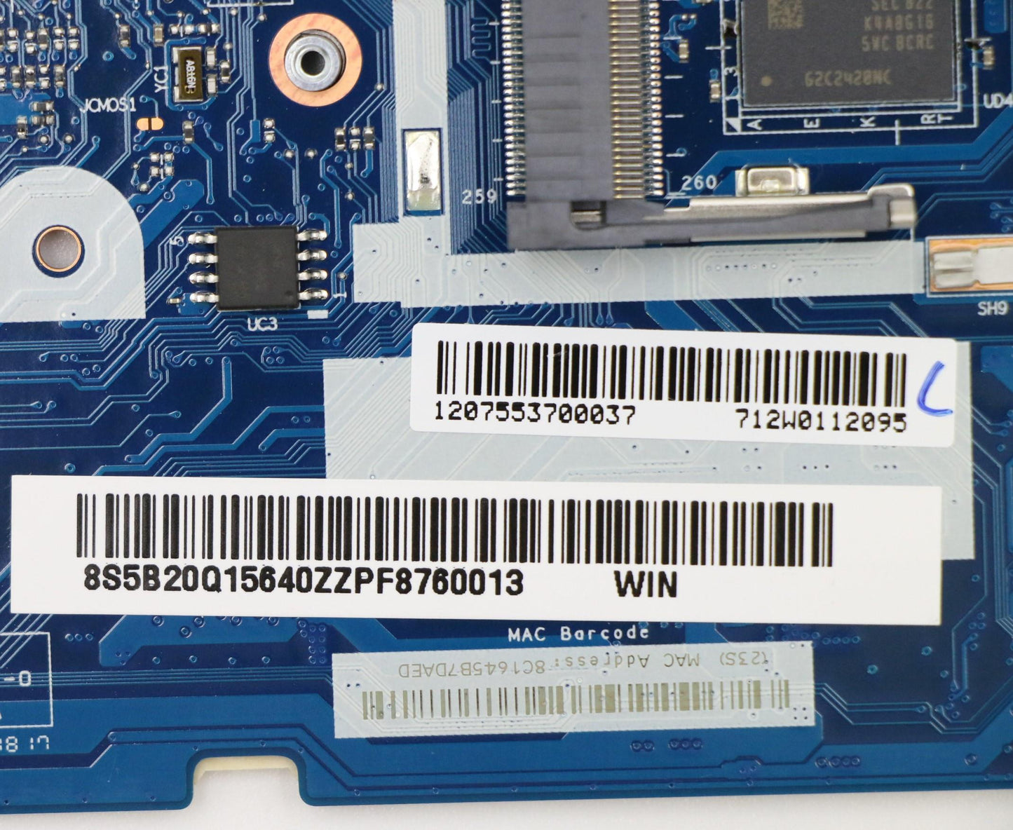 Lenovo Mb I5-8250U Uma Fp4G-Win - 5B20Q15640