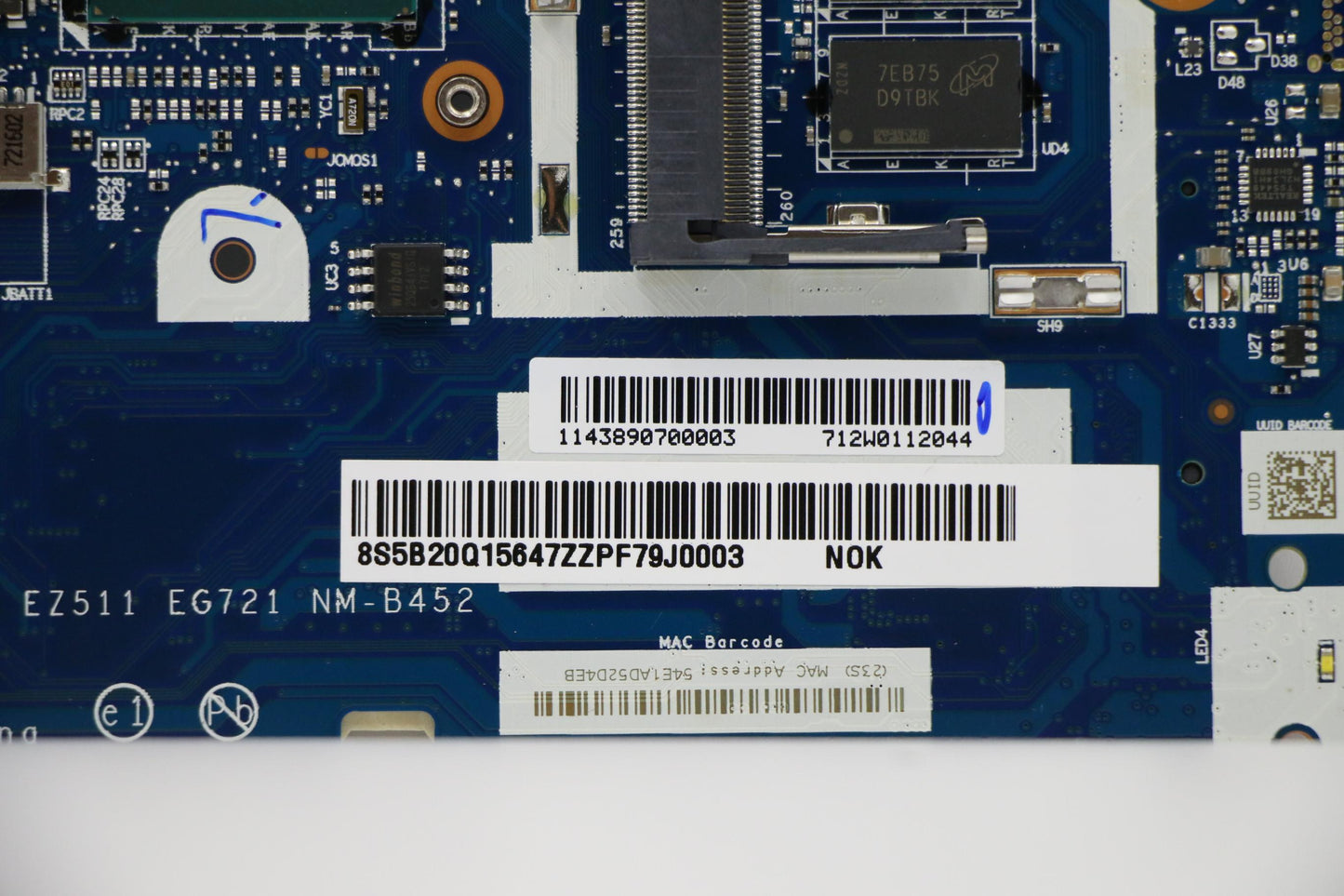 Lenovo Mb I5-8250U V4G4G Nfpop-Blk - 5B20Q15647
