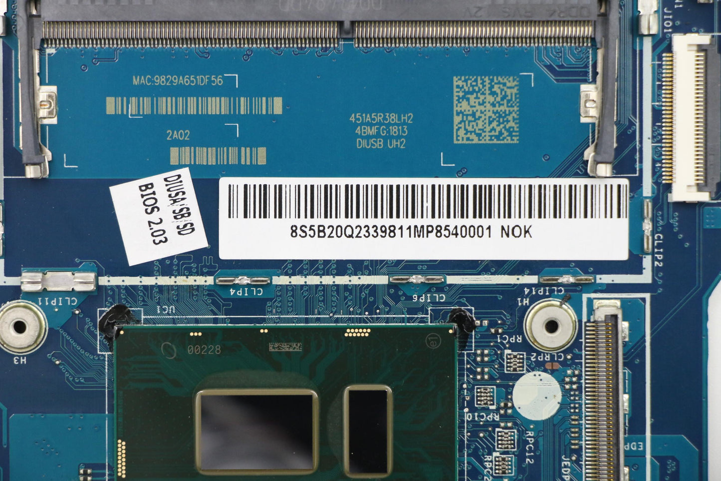 Lenovo Mb C 81Bn Nok I7 Nbl U42 Uma - 5B20Q23398